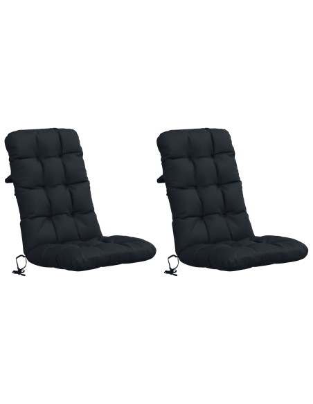 Cuscini per Sedia Alta in 2 Pezzi VIANEN 2 pz 100% Poliestere