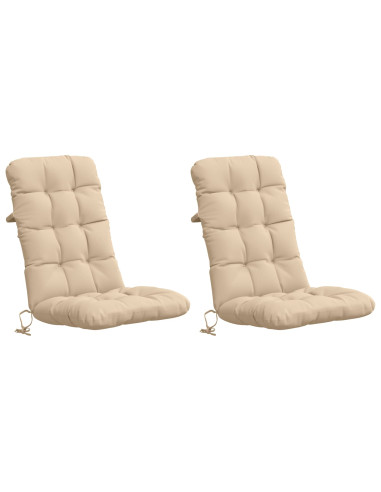Cuscini per Sedia Alta in 2 Pezzi VIANEN 2 pcs 100% Poliestere