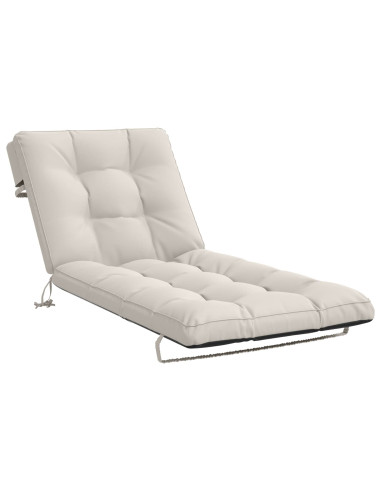 Cuscino per Lettino VIANEN 100% Poliestere Bianco