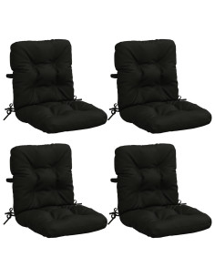 Cuscini per Sedia Alta in 4 Pezzi VIANEN 4 pcs 100% Poliestere
