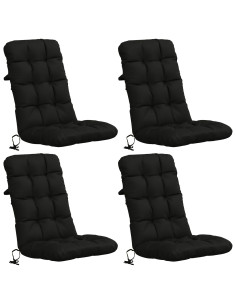 Cuscini per Sedia Alta in 4 Pezzi VIANEN 4 pcs 100% Poliestere