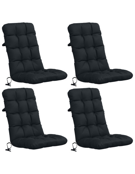 Cuscini per Sedia Alta in 4 Pezzi VIANEN 4 pz 100% Poliestere