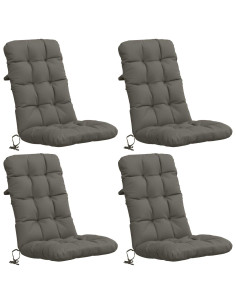 Cuscini per Sedia Alta in 4 Pezzi VIANEN 4 pcs 100% Poliestere