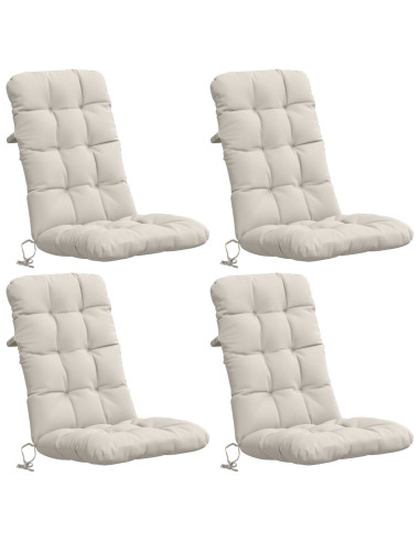 Cuscini per Sedia Alta in 4 Pezzi VIANEN 4 pcs 100% Poliestere