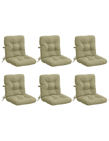 Cuscini per Sedia Alta in 6 Pezzi VIANEN 6 pcs 100% Poliestere