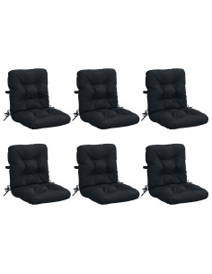 Cuscini per Sedia Alta in 6 Pezzi VIANEN 6 pcs 100% Poliestere