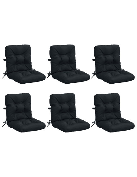 Cuscini per Sedia Alta in 6 Pezzi VIANEN 6 pcs 100% Poliestere