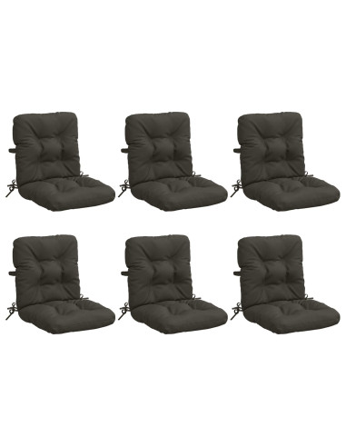 Cuscini per Sedia Alta in 6 Pezzi VIANEN 6 pcs 100% Poliestere