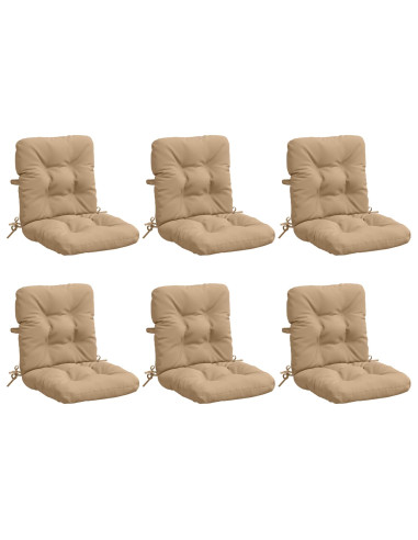 Cuscini per Sedia Alta in 6 Pezzi VIANEN 6 pcs 100% Poliestere