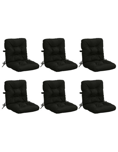Cuscini per Sedia Alta in 6 Pezzi VIANEN 6 pcs 100% Poliestere