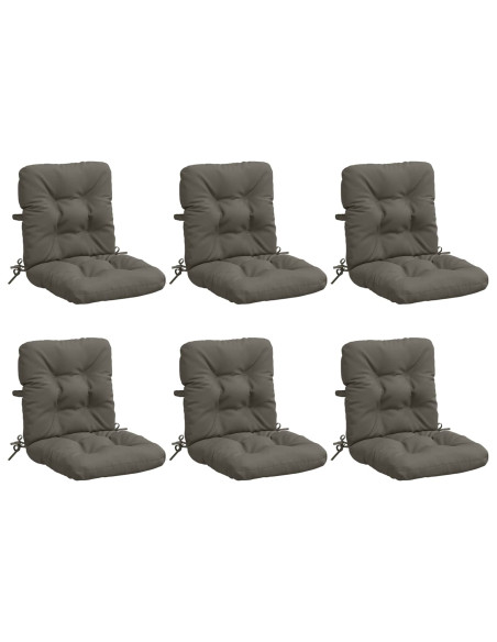 Cuscini per Sedia Alta in 6 Pezzi VIANEN 6 pcs 100% Poliestere