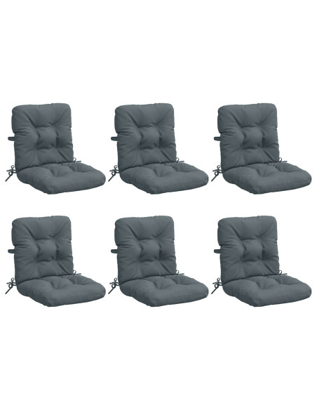 Cuscini per Sedia Alta in 6 Pezzi VIANEN 6 pcs 100% Poliestere