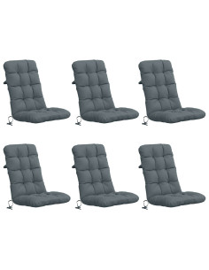 Cuscini per Sedia Alta in 6 Pezzi VIANEN 6 pcs 100% Poliestere