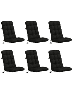 Cuscini per Sedia Alta in 6 Pezzi VIANEN 6 pcs 100% Poliestere