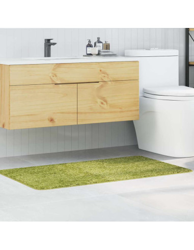 Tappetino da bagno antiscivolo Verde 70 x 120 cm PP
