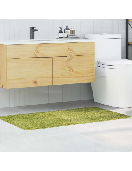 Tappetino da bagno antiscivolo Verde 70 x 120 cm PP