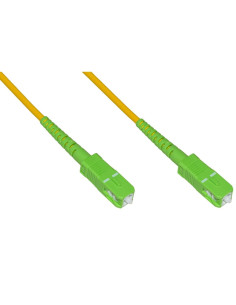 CAVO FIBRA OTTICA 1MT SC-APC/SC-APC MONOMODALE SIMPLEX 9/125 LSOH