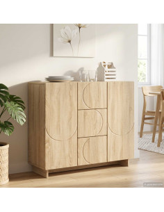 Credenza Rovere Sonoma 85,5 x 31 x 75 cm Legno ingegnerizzato