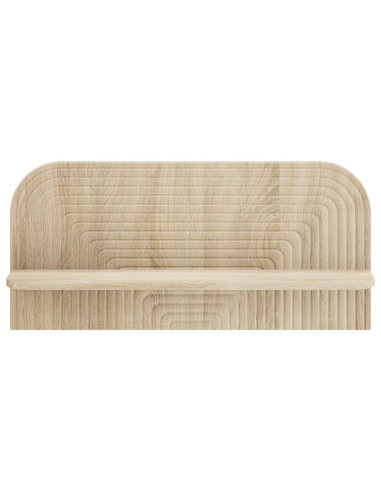 Scaffale da parete 2 pz Rovere Sonoma 80.5 x 13.5 x 37.5 cm