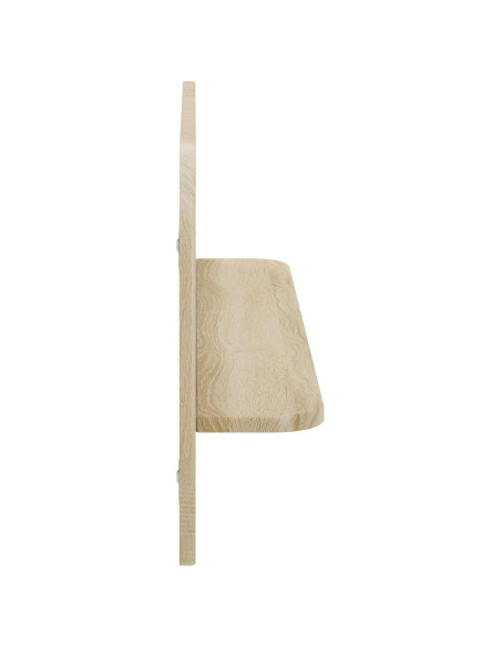 Scaffale da parete 2 pz Rovere Sonoma 80.5 x 13.5 x 37.5 cm