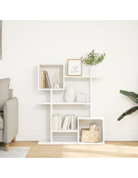 Libreria Divisorio Bianca 92x29x112 cm in Truciolato