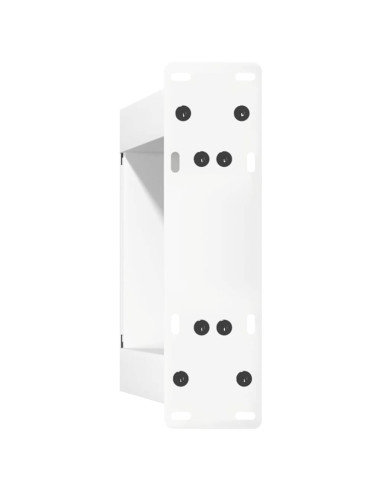 Gambe per Tavolino da Caffè a Forma di U 2 pz Bianche 30x(30-31) cm Acciaio