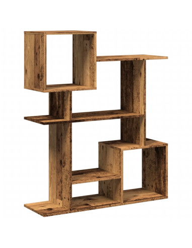 Libreria Divisorio Legno Antico 92x29x112 cm in Truciolato