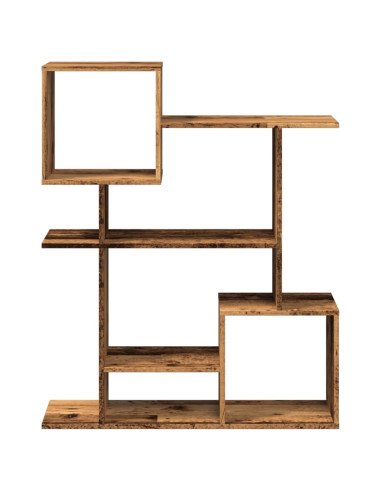 Libreria Divisorio Legno Antico 92x29x112 cm in Truciolato