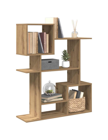 Libreria Divisorio Rovere Artigianale 92x29x112cm in Truciolato