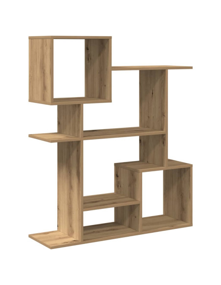 Libreria Divisorio Rovere Artigianale 92x29x112cm in Truciolato