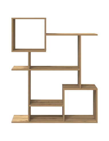 Libreria Divisorio Rovere Artigianale 92x29x112cm in Truciolato
