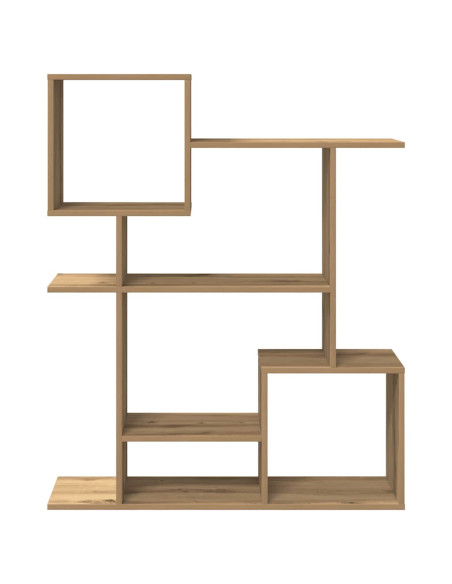 Libreria Divisorio Rovere Artigianale 92x29x112cm in Truciolato