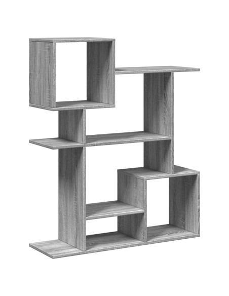 Libreria Divisorio Grigio Sonoma 92x29x112 cm in Truciolato