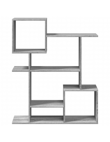 Libreria Divisorio Grigio Sonoma 92x29x112 cm in Truciolato