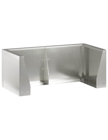 Muro di contenimento 4 pz 100 x 100 x 40 cm Acciaio Inox