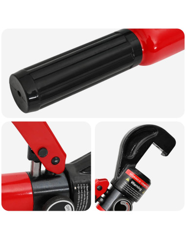 Strumento per Crimpatura Cavi Idraulico 50 kN 4-70 mm² Acciaio