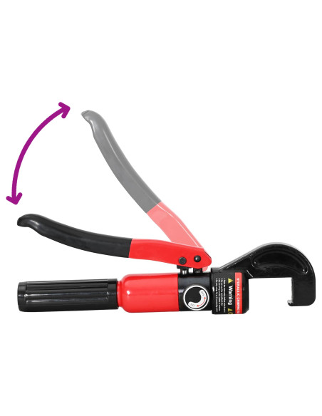 Strumento per Crimpatura Cavi Idraulico 50 kN 4-70 mm² Acciaio