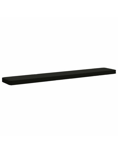 Cuscini per Panchina a 2 Pezzi VUGHT 2 pcs 100% Poliestere Nero