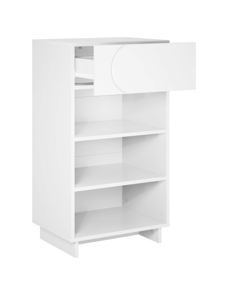 Mobile per scarpe 48 x 38 x 87,5 cm Legno ingegnerizzato Bianco