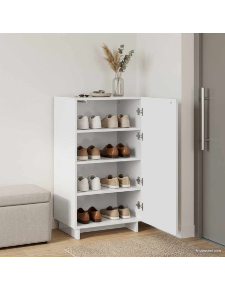 Mobile per scarpe 48 x 38 x 87,5 cm Legno ingegnerizzato Bianco