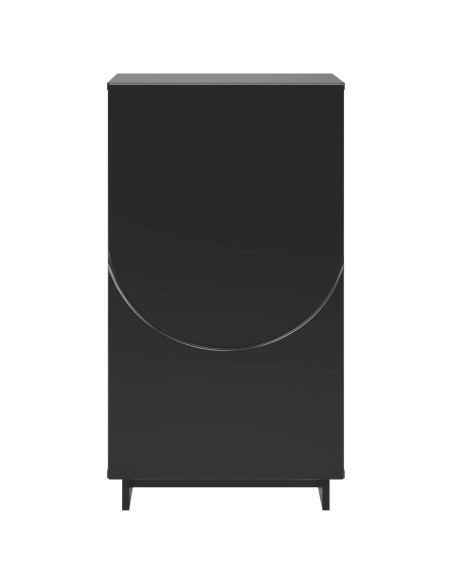 Mobile per scarpe 48 x 38 x 87,5 cm Legno ingegnerizzato Nero