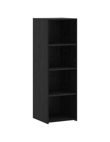 Credenza Rovere Nero 40 x 41 x 124 cm Legno ingegnerizzato
