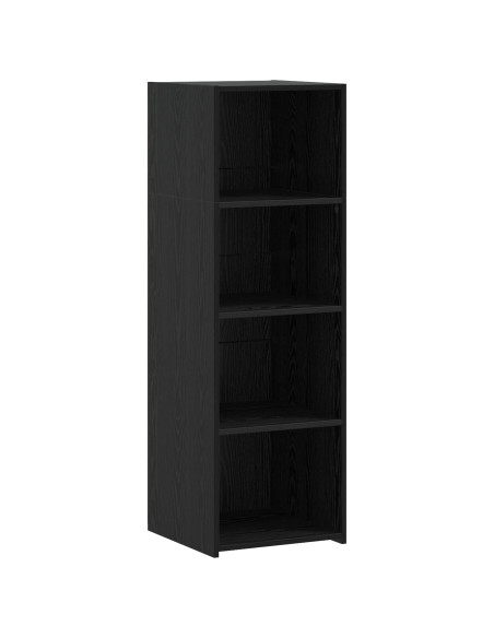 Credenza Rovere Nero 40 x 41 x 124 cm Legno ingegnerizzato