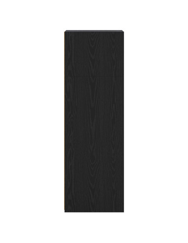 Credenza Rovere Nero 40 x 41 x 124 cm Legno ingegnerizzato