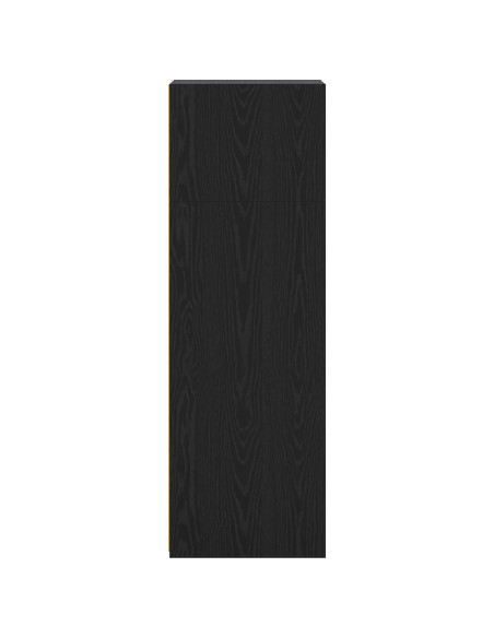Credenza Rovere Nero 40 x 41 x 124 cm Legno ingegnerizzato