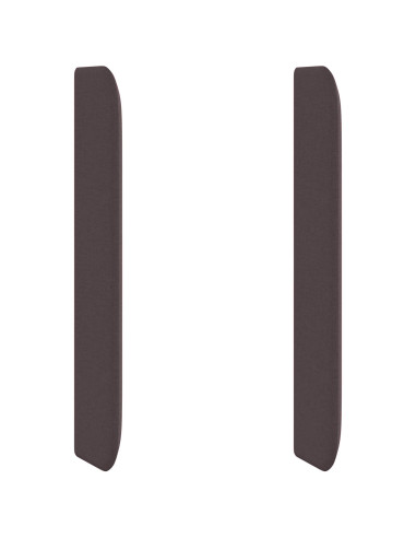 Orecchia della Testata Marrone 80 x 16 x 4 cm Tessuto
