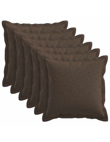 Cuscino con cuscino HOUTEN 6 pz Tortora Lino