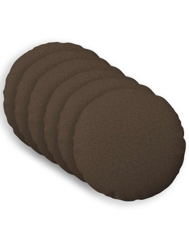 Cuscino con cuscino HEERLEN 6 pz Tortora Tessuto