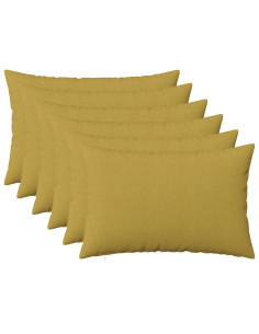 Cuscino con cuscino HEERLEN 6 pz Verde chiaro Tessuto
