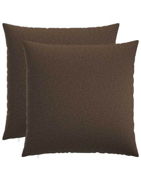 Cuscino con cuscino HEERLEN 2 pz Tortora Tessuto